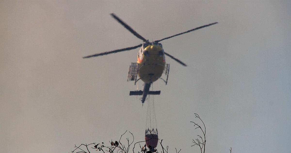 Declarado de nivel 1 un incendio en Villafrea de la Reina en León