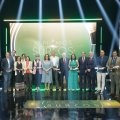 Foto de Familia de autoridades y galardonados en la XI edición de los Premios Surcos.