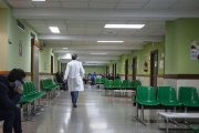 Una imagen de archivo de una sala de espera de un hospital