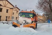 Quitanieves del operativo de vialidad invernal de la Diputación de Ávila
