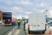 Imagen de la Guardia Civil en un control preventivo