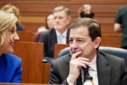 Alfonso Fernández Mañueco, en martes día 14 en la sesión constitutiva de las Cortes de Castilla y León.
