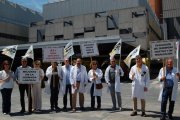 Huelga de médicos en Valladolid en una imagen de archivo