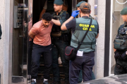 El detenido en Valladolid, en el marco de la operación de la Guardia Civil contra el yihadismo.