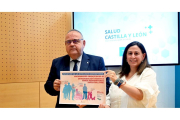 El consejero de Sanidad, Alejandro Vázquez, y la directora de Salud Pública, Sonia Tamames.- E.M.