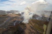 Imagen del incendio de Espinosa de los Monteros. ECB