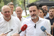 Francisco Igea y Edmundo Bal, este miércoles en Madrid.- ICAL