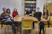 Equipo participante en el estudio en las instalaciones de la Universidad de Salamanca. EL MUNDO