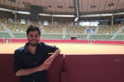 Nacho de la Viuda, vallisoletano gerente de la empresa de la plaza de toros de Burgos.- E. M.