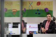 Juan Manuel Corchado, profesor de la Universidad de Salamanca, en las instalaciones del grupo Bisite. ENRIQUE CARRASCAL