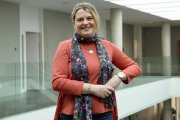 La ingeniera informática Sara Rodríguez en las instalaciones de la Universidad de Salamanca. - SERGIO MANZANO