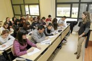 Aula de la Facultad de Filosofía y Letras de la Universidad de Valladolid