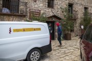 Hotel rural de Medinaceli donde aparecían los cadáveres de los dos turistas de Barcelona.