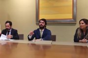 Javier Teira, Juan García Gallardo y Ana Rosa Hernando