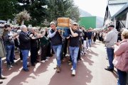 Funeral por los cuatro mineros de Laciana fallecidos en la explosión de Cerredo.