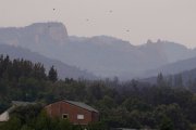 Efectos del incendio de Las Médulas en León.