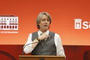 Carlos Martínez, en su comparecencia en Soria.