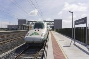 Estación de Alta Velocidad de Medina del Campo en una imagen de archivo