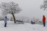 Nieve en Segovia.