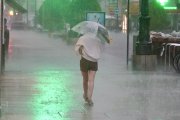 Fuerte tormenta en León