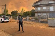 Incendio forestal de Molezuelas de la Carballeda, Zamora.