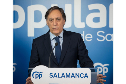 El presidente de la Gestora del PP de Salamanca, Carlos García Carbayo.- ICAL