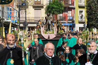 Procesión de Las Palmas del Domingo de Ramos en Valladolid
