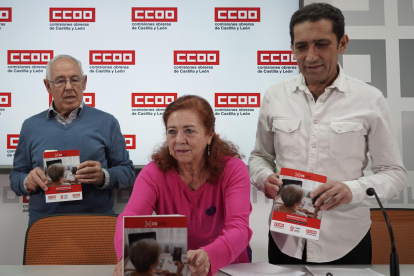 esús Sepúlveda, Marisol García y Vicente Andrés.