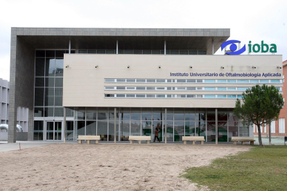 Edificio del Instituto Universitario de Oftalmobiología Aplicada (Ioba), situado en el Campus Miguel Delibes de la UVa