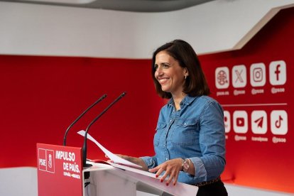 Esther Peña, portavoz del PSOE en Burgos y de la Comisión Ejecutiva Federal.