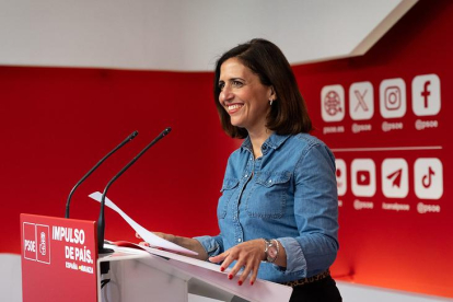 Esther Peña, portavoz del PSOE en Burgos y de la Comisión Ejecutiva Federal.