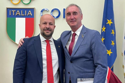 El alcalde segoviano, José Mazarías, acude a la Gala ACES Europa en Roma donde se ha proclamado a Segovia 'Ciudad Europea del Deporte 2025'