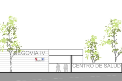 Infografía del nuevo centro de salud Segovia IV