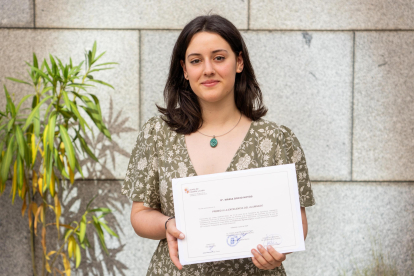 Santiago Andrés Chico, galardonado del ciclo de Producción Agropecuaria en los I Premios a la Excelencia de los Centros Integrados de FP Agrarias.