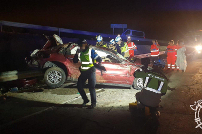 Accidente de tráfico con un fallecido en Burgos
