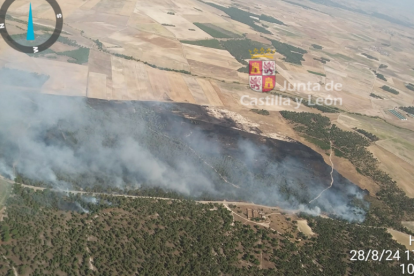 Imagen del incendio de Cabezuela en Ávila