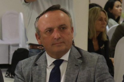 El viceconsejero de Transformación Digital, Luis Enrique Ortega, durante el Club de Prensa del Diario de Castilla y León