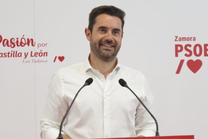 El secretario provincial del PSOE Zamora, Antidio Fagúndez, en una imagen de archivo.