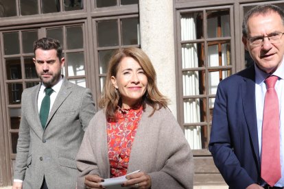 La presidenta de Paradores y exministra, Raquel Sánchez, visita el Parador de Zamora para informar sobre las inversiones previstas.