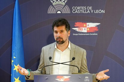 El secretario general del PSOECyL, Luis Tudanca. ICAL
