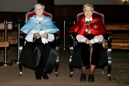 Eulalia Pérez y Araceli Mangas como doctoras 'honoris causa'.