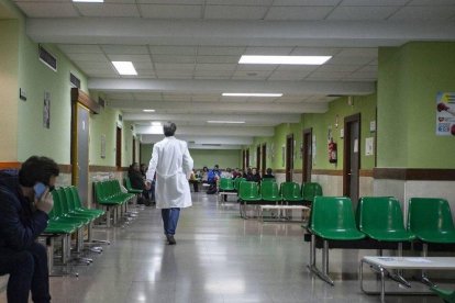 Una imagen de archivo de una sala de espera de un hospital