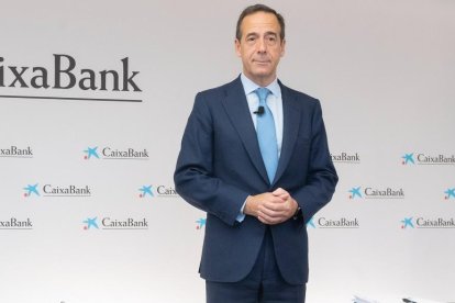 Gonzalo Gortázar, consejero delegado de CaixaBank presenta los resultados financieros del tercer trimestre de 2024.