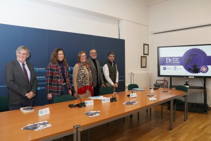 Presentación del homenaje institucional al prestigioso economista palentino Enrique Fuentes Quintana.