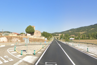 N-627 a la altura de Basconcillos del Tozo