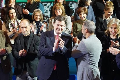 Alfonso Fernández Mañueco, preside el acto de firma del Pacto Social por las familias de Castilla y León. ICAL