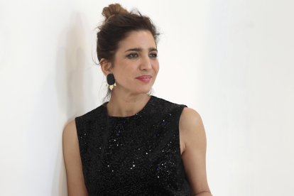 La actriz Segoviana, Lucía Jiménez, nominada a los premios Goya,en la sección de Mejor cortometraje de ficción. 'El Trono'