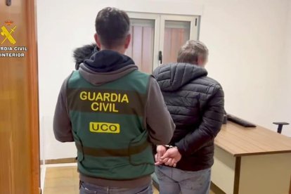 Momento de la detención.