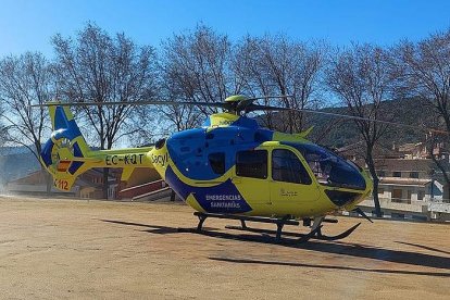 Helicóptero medicalizado de Sacyl.