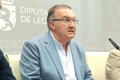 El vicepresidente de la Diputación de León, el leonesista Roberto Aller, en una imagen de archivo.